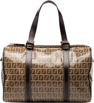 Fendi Pre-owned Fendi Zucchino Crystal Boston Bag Ladies XV2I2D4Y4MI5DJWE