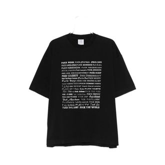 VETEMENTS Hombre, Camisetas, Negro, Talla: M