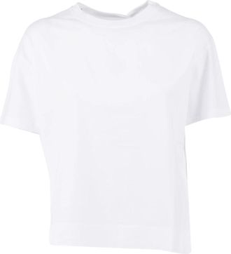 Fay T Shirt Manica Corta - Heren - T-shirts - Wit - M - Katoen - Tops