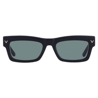 Valentino V - SHARP Green Rectangular Unisex Sunglasses VLS-134 A 53