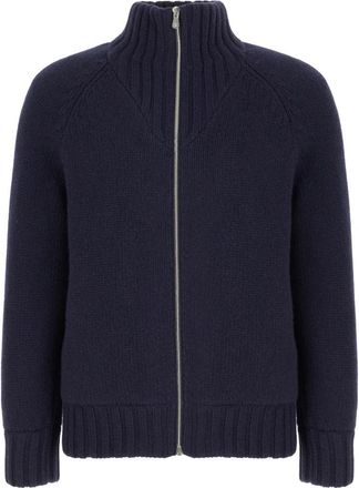 Brunello Cucinelli Ma 2300616 Cashmere Jas - Heren - Cashmere truien - Blauw - XL - Kasjmier - Truien & Vesten