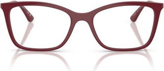 Vogue Eyewear 51mm Rectangular Optical Glasses in Cherry at Nordstrom