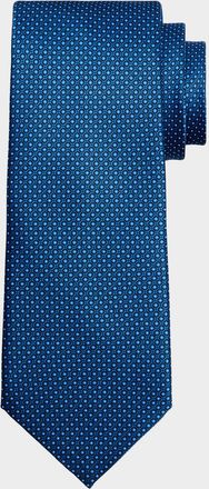 Stefano Ricci Mens Micro-Medallion Silk Tie