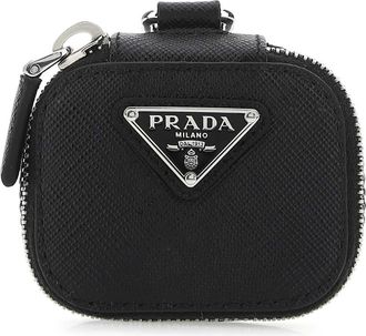 Prada Black Leather Air Pods Case