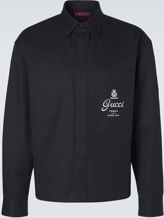 Gucci Logo cotton shirt
