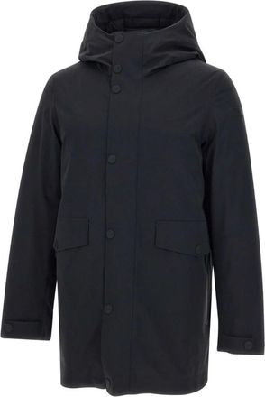 Roberto Ricci Design Egg Floating Parka - Heren - Gewatteerde jassen - Zwart - XL - Leer - Jassen