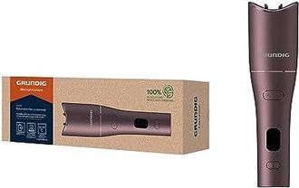 Grundig Hs 6230 - Rizador Autom&aacute;tico Inal&aacute;mbrico Con 3 Niveles De Temperatura Y Revestimiento De Cer&aacute;mica, Funci&oacute;n De Temporizador, Pantalla Lcd, Color Morado