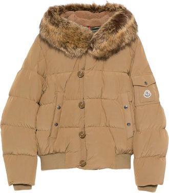 Moncler Luynes hooded down jacket - Neutrals