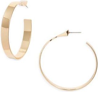 Open Edit Tapered Hoop Earrings in Gold at Nordstrom Rack