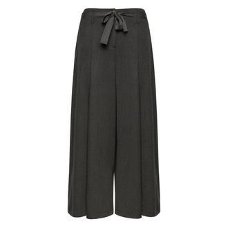 Elena Miro Dames, Broeken, Grijs, Maat: XL Katoen