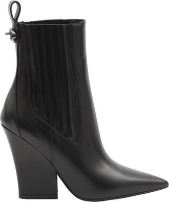 Valentino Garavani Black Lockette Boots