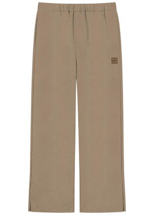 Amiri Straight-leg Stretch-crepe Track Pants - Sand - XL