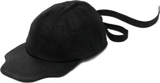 Julius Cappello da baseball denim - Nero