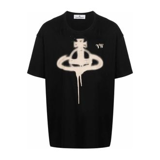 Vivienne Westwood Heren, Tops, Zwart, Maat: S Katoen