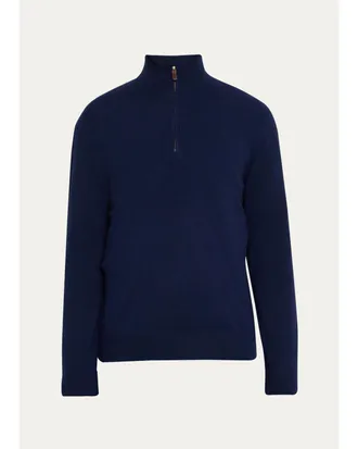 Polo Ralph Lauren Mens Cashmere Half-Zip Sweater