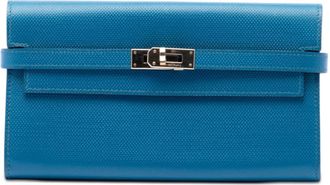 Herm&egrave;s Pre-owned Hermes Grain d H Kelly Longue Wallet Ladies 23OY2CINJE8K6FH7