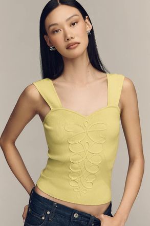 Maeve Icon Sweetheart Knit Tank Top