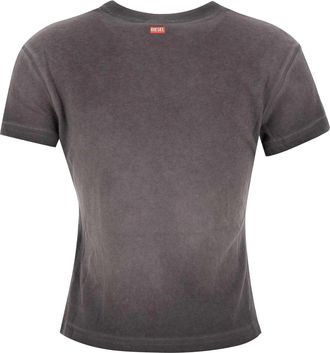 Diesel Womens T-Shirt D&eacute;vor&eacute; Plum-Purple T-Shirts & Jerseys Plum/purple