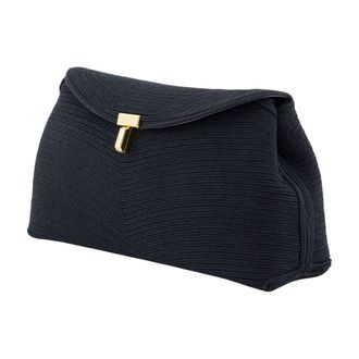 Toteme Womens Clutch Black Canvas