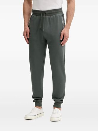 BOSS drawstring-waist cotton trousers - Grey