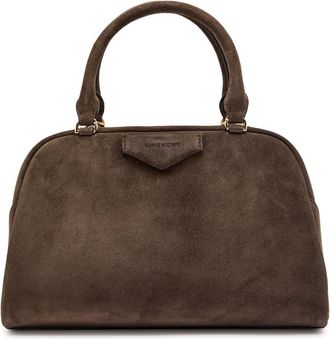 Givenchy Antigona East-west Medium Suede top Handle bag - Brown - One Size