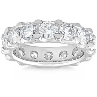 Pompeii3 5 Ct Lab Grown Diamond Eternity Ring in 14k White, Yellow, or Rose Gold