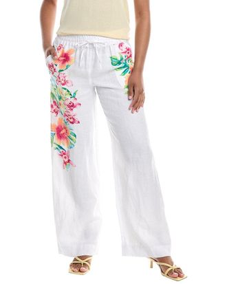 Tommy Bahama Tropi-Flore High-Rise Linen Easy Pant