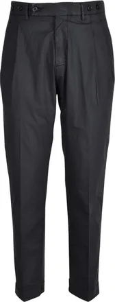Berwich Broeken, Heren, Zwart, S, Katoen, Pantalone