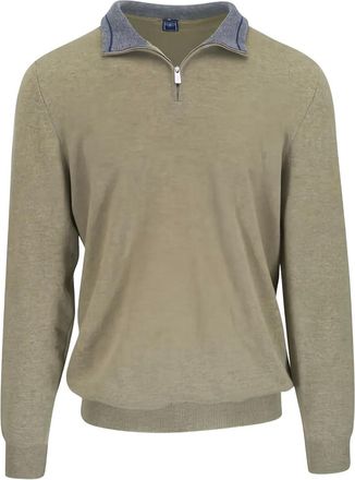 Fedeli Polo con zip - Verde