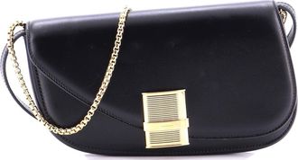 Ferragamo Fiamma Chain Crossbody Bag Leather XS
