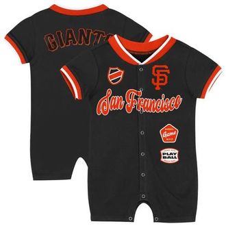 Outerstuff Newborn Outerstuff Black San Francisco Giants Pinch Coverall at Nordstrom, Size 3-6M