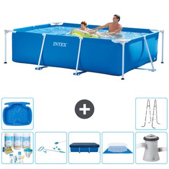 Intex Piscina Con Estructura Rectangular - 260x160x65 Cm - 7-piezas S20030