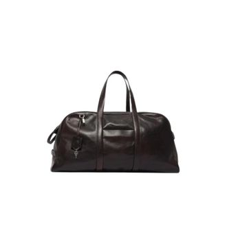 Orciani Lagoon Reistas - Heren - Weekendtassen - Bruin - ONE Size - Katoen - Tassen