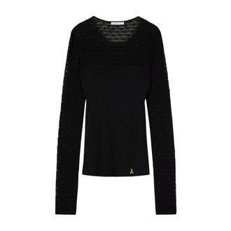 Patrizia Pepe Maglia in misto fibre a finezza 16 - - Tops - Donna - Nero - XS