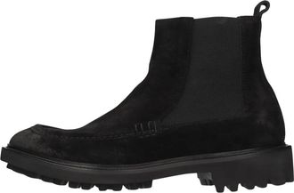 Tagliatore Suede Beatles Enkellaarsjes - Heren - Chelseaboots - Zwart - 42 EU - Leer - Schoenen