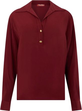 Max Mara Mujer, Blusas y Camisas, Rojo, Talla: M