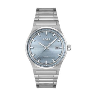 HUGO BOSS Candor Automatisch Horloge - unisex - Accessoires - Grijs - Maat: ONE Size