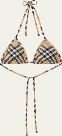 Burberry Signature Check Triangle Bikini Top