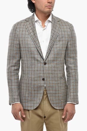 Corneliani Blazer Semifoderato GATE con Motivo Gingham Corneliani