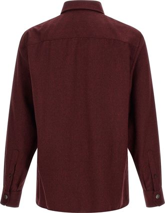 Brunello Cucinelli Virgin Wool Flannel Overshirt