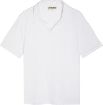 Officine G&eacute;n&eacute;rale Boris Linen T-shirt - White - XL