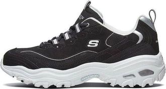 Skechers DLites 1.0 Low Running Shoes Black 666090-BLK