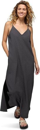 Prana Coastal Sol Maxi Dress Womens Dress Shadow : XL (Womens 12-14), Polyester