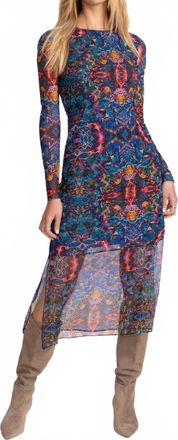 Johnny Was Tulus Mesh Midi Dress In Ottalie