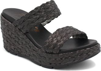 Blowfish Womens Bermuda Raffia Sandal In Black