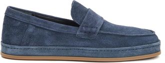 Hogan Loafers, male, Blue, 8 1/2 UK, Blue Loafer Shoes for Men