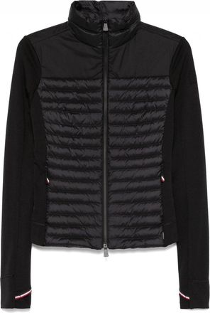 Moncler WOMENS HYBRID CARDIGAN Size: L, colour: BLACK