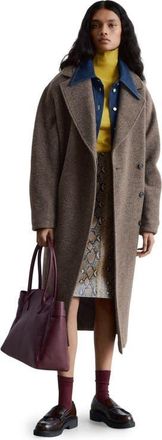 & Other Stories Belted Wool Wrap Coat in Mole Dark at Nordstrom, Size X-Small