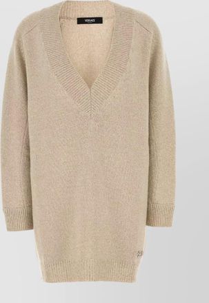 Versace cashmere wool mini dress