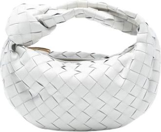 Bottega Veneta Pre-owned Handbags, female, White, Size: ONE SIZE Pre-owned Leather Handbag